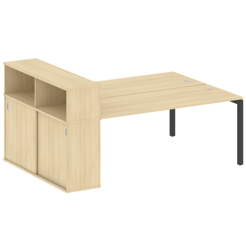 Бенч-система с шкафом-купе на П-обр. м/к Metal System Quattro 50БП.РС-СШК-2.5 фото 10 Бенч-система с шкафом-купе на П-обр. м/к Metal System Quattro 50БП.РС-СШК-2.5 фото 10