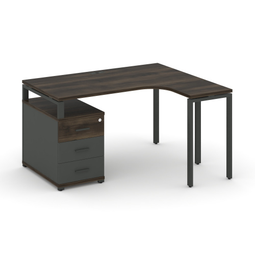 Стол эргономичный с опорной тумбой Concept CN.SA-301(R)