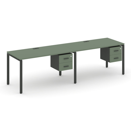 Бенч-система на 2 места с подвесными тумбами Concept CN.ORS-115 фото 2