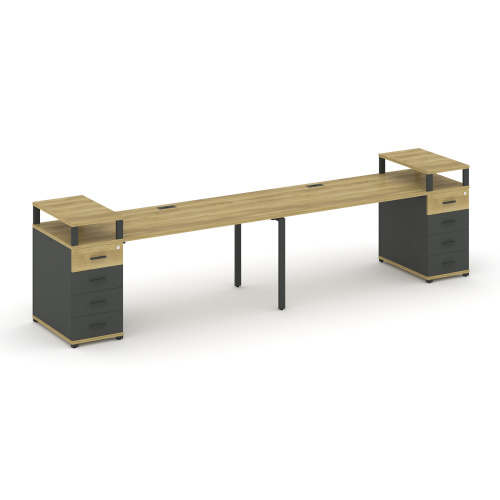 Бенч-система на 2 места с 2 опорными тумбами Concept CN.ORS-427 фото 4