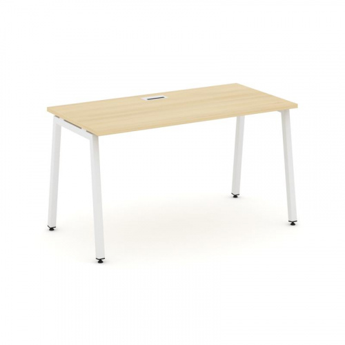 Style Project Стол письменный SN-4A.SP-012 Дуб Наварра/Металл Белый 1180*700*750 фото 17
