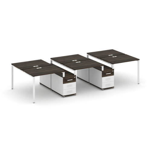 Бенч-система на 6 мест с 2 опорными тумбами Concept CN.DRS-333 фото 10