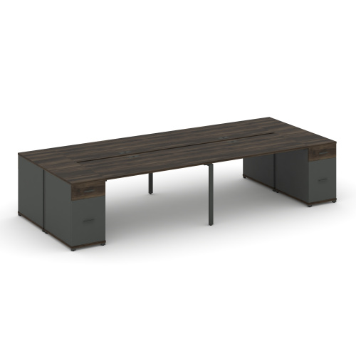 Бенч-система на 4 места с 2 опорными тумбами Concept CN.DRS-431 фото 3