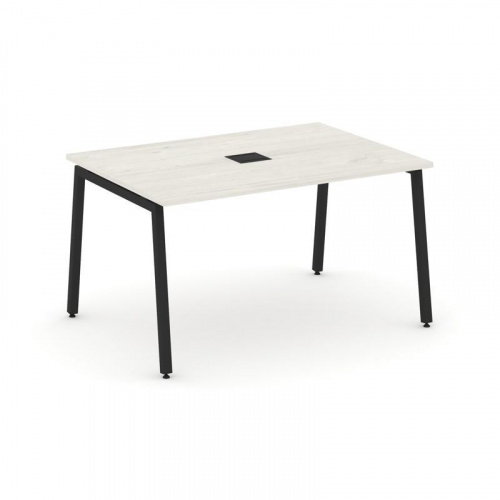 Style Project Стол переговорный SN-4A.SPRG-004 Тиквуд Светлый/Металл Белый 1580*980*750 фото 7