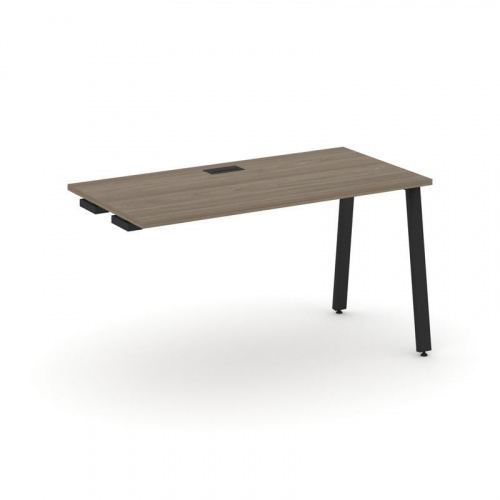 Style Project Стол-приставка к опор. элем. SN-6A.OPRS-014 Дуб Табак/Металл Белый 1580*700*750 фото 5