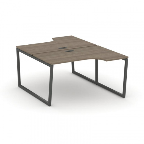 Style Project Рабочая станция эргоном. SN-4T2.DRPA-002 Акация Лорка/Металл Антрацит/Заглушка Пластик фото 25