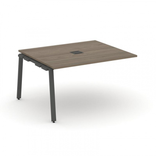 Style Project Проходной наб. элем. перег. стола SN-6A.NSPRG-033 Дуб Наварра/Металл Белый 1380*1180*7 фото 25