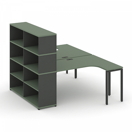 Бенч-система с опорным стеллажом с надставкой Concept CN.DSA-208