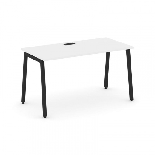 Style Project Стол письменный SN-4A.SP-012 Дуб Наварра/Металл Белый 1180*700*750 фото 12