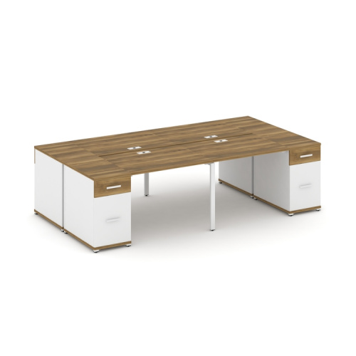 Бенч-система на 4 места с 2 опорными тумбами Concept CN.DRS-429 фото 8