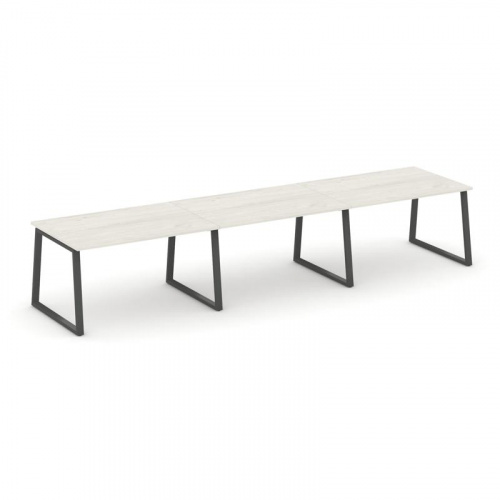 Style Project Стол переговорный SN-6T1.SPRG-021.3 Акация Лорка/Металл Антрацит 2940*980*750 фото 24