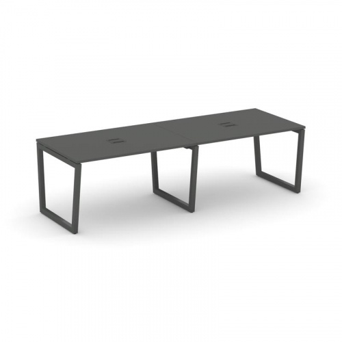 Style Project Стол переговорный SN-5T2.SPRG-013 Акация Лорка/Металл Антрацит/Заглушка Металл Антраци фото 27