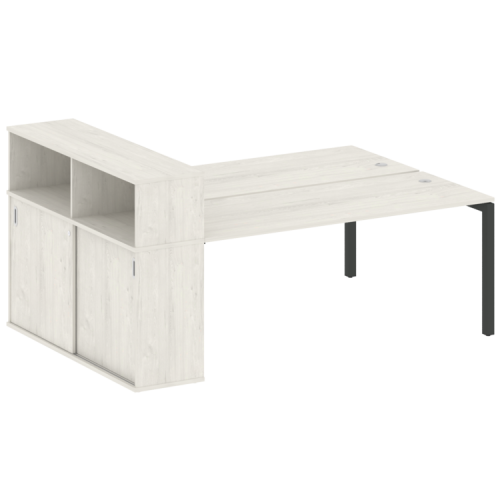 Бенч-система с шкафом-купе на П-обр. м/к Metal System Quattro 50БП.РС-СШК-2.5 фото 5 Бенч-система с шкафом-купе на П-обр. м/к Metal System Quattro 50БП.РС-СШК-2.5 фото 5