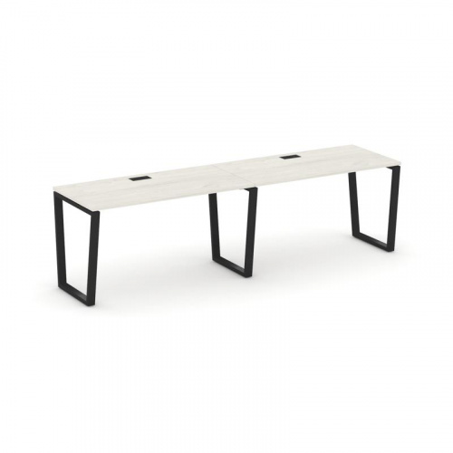 Style Project Рабочая станция 1 сторон. SN-6T2.ORS-022 Акация Лорка/Металл Антрацит/Заглушка Пластик фото 8