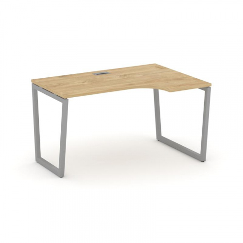 Style Project Стол рабочий эргоном. SN-4T2.SPA-021(R) Акация Лорка/Металл Антрацит/Заглушка Пластик фото 2