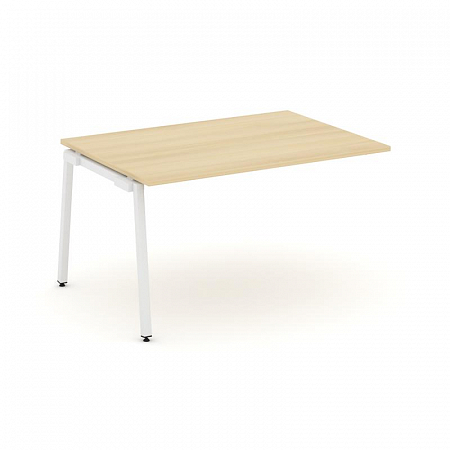 Style Project Проходной наб. элем. перег. стола SN-4A.NSPRG-003.3 Акация Лорка/Металл Белый 1380*980