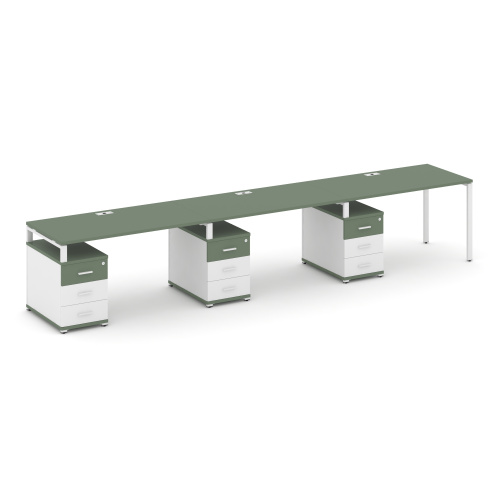 Бенч-система на 3 места с 3 опорными тумбами Concept CN.ORS-341 фото 5