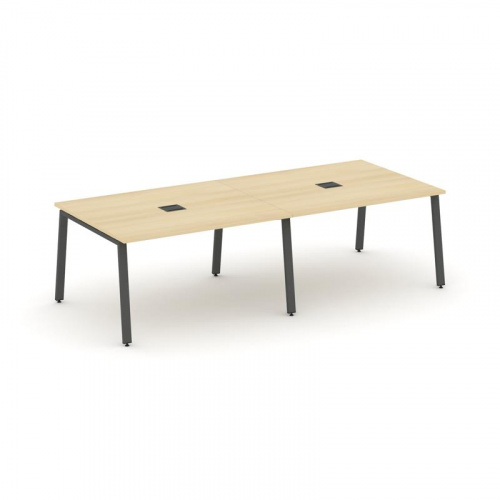 Style Project Стол переговорный SN-6A.SPRG-043 Тиквуд Светлый/Металл Антрацит 2760*1180*750 фото 25