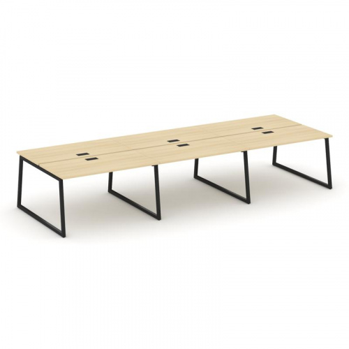 Style Project Рабочая станция 2-х сторон. SN-4T1.DRS-071 Акация Лорка/Металл Антрацит/Заглушка Пласт фото 25