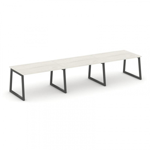 Style Project Стол переговорный SN-5T1.SPRG-022.3 Акация Лорка/Металл Антрацит 3540*980*750 фото 24