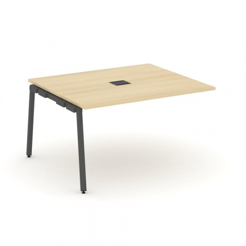 Style Project Проходной наб. элем. перег. стола SN-4A.NSPRG-033 Дуб Табак/Металл Белый 1380*1180*750 фото 20