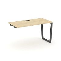 Style Project Стол-приставка к опор. элем. SN-6T2.OPRS-021 Акация Лорка/Металл Антрацит/Заглушка Пла