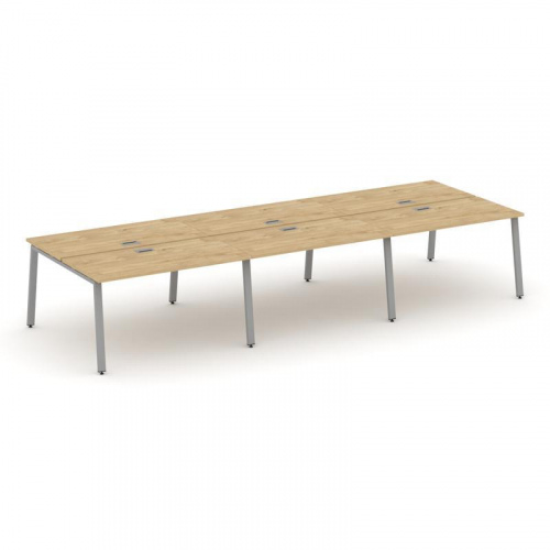 Style Project Рабочая станция 2-х сторон. SN-6A.DRS-074 Дуб Табак/Металл Антрацит 4740*1432*750 фото 14