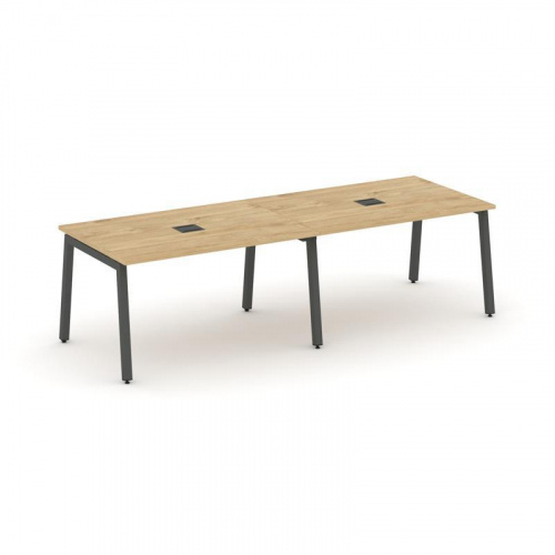 Style Project Стол переговорный SN-5A.SPRG-014 Акация Лорка/Металл Белый 3160*980*750 фото 20