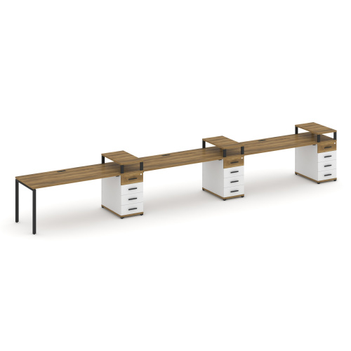 Бенч-система на 3 места с 3 опорными тумбами Concept CN.ORS-460 фото 7