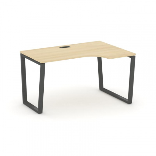 Style Project Стол рабочий эргоном. SN-6T2.SPA-021(R) Акация Лорка/Металл Антрацит/Заглушка Пластик фото 28