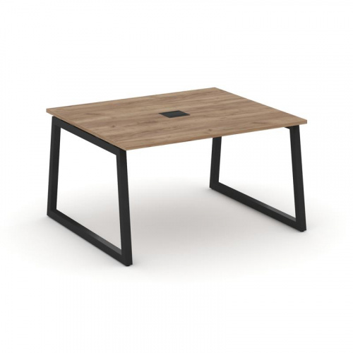 Style Project Стол переговорный SN-5T1.SPRG-032 Акация Лорка/Металл Антрацит/Заглушка Металл Антраци фото 8