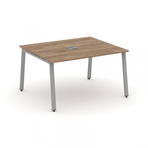 Style Project Стол переговорный SN-6A.SPRG-032 Дуб Наварра/Металл Антрацит 1180*1180*750 фото 6