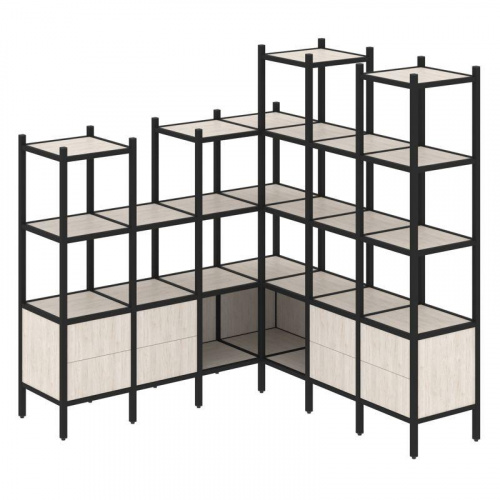 Стеллаж офисный угловой Loft VR.L-41 фото 5 Стеллаж офисный угловой Loft VR.L-41 фото 5