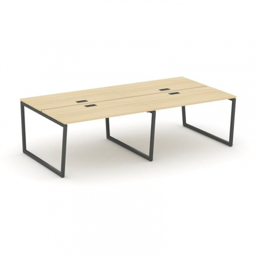 Style Project Рабочая станция 2-х сторон. SN-4T2.DRS-051 Акация Лорка/Металл Антрацит/Заглушка Пласт фото 28